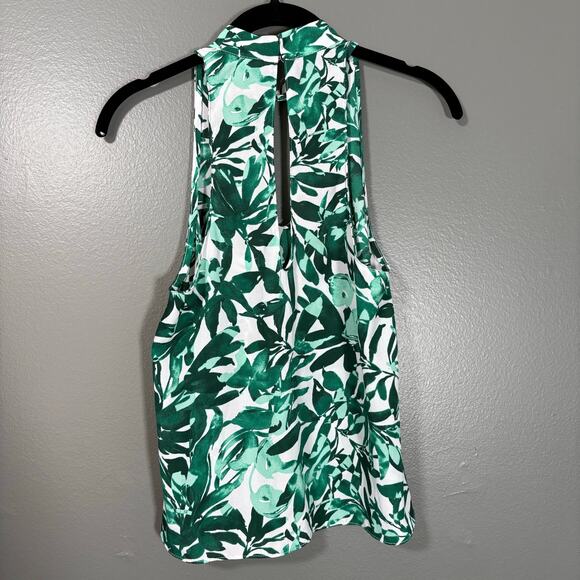 Olivaceous Women's Green Tropical Vacation Halter Top - Size Small - Resort Wear - Picture 7 of 7